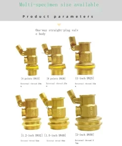 Van phao đồng với phao inox