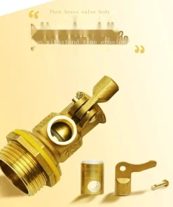 Bản vẽ kích thước van phao cơ đồng