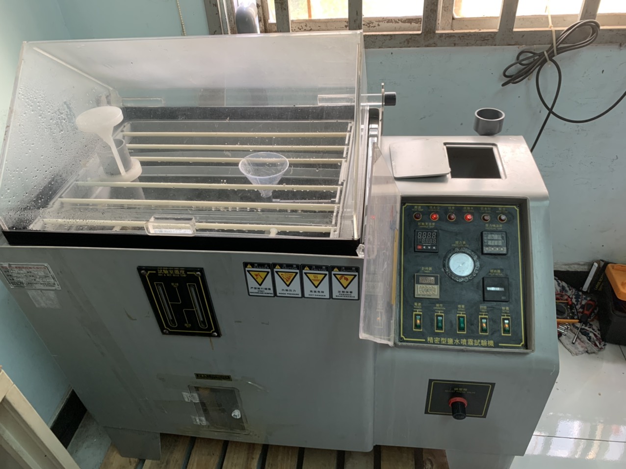 Kiểm tra máy phun sương muối tại SETCOM