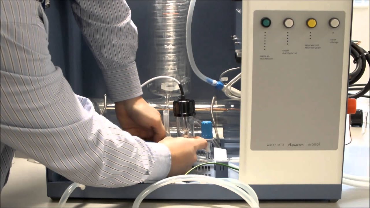 Lắp đặt lại máy cất nước sau bảo dưỡng