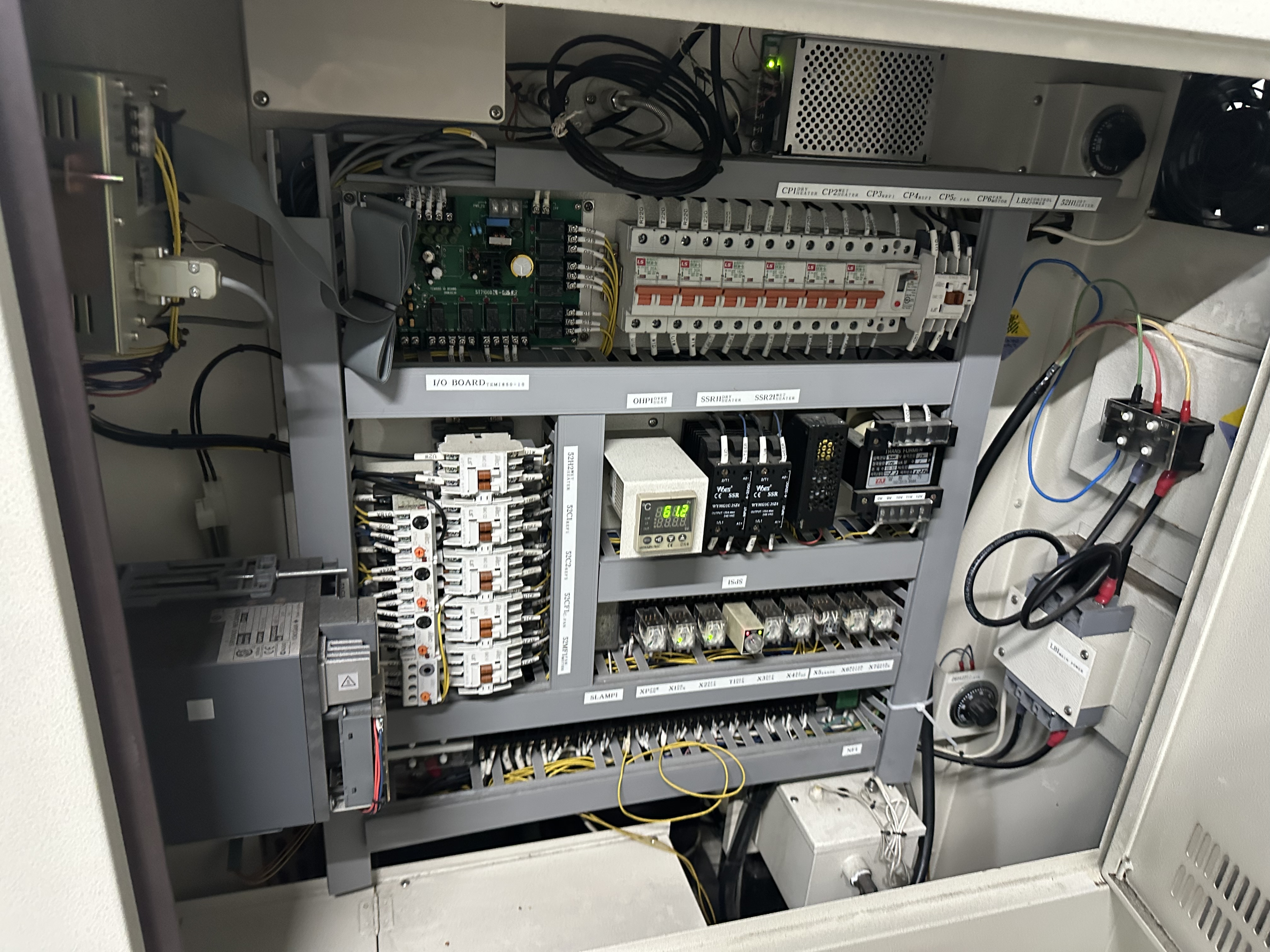 Tủ điện điều khiển Sanwood kiểm tra heater SSR