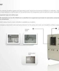 Alternative view of Buồng thử bụi IEC 60529 — Enex