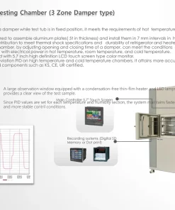 Alternative view of Tủ sốc nhiệt 3 Zone Damper — Enex