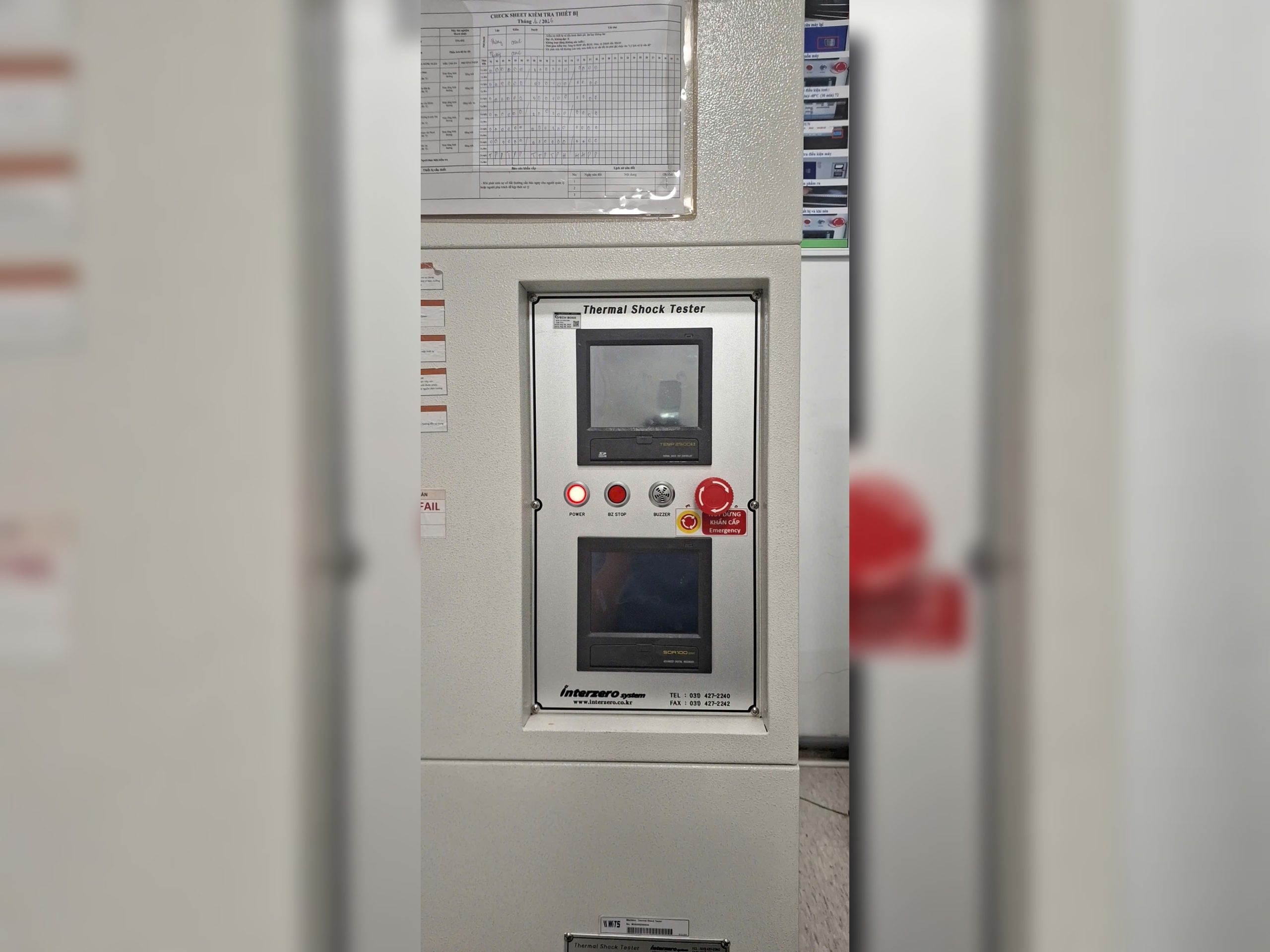 sửa chữa tủ sốc nhiệt