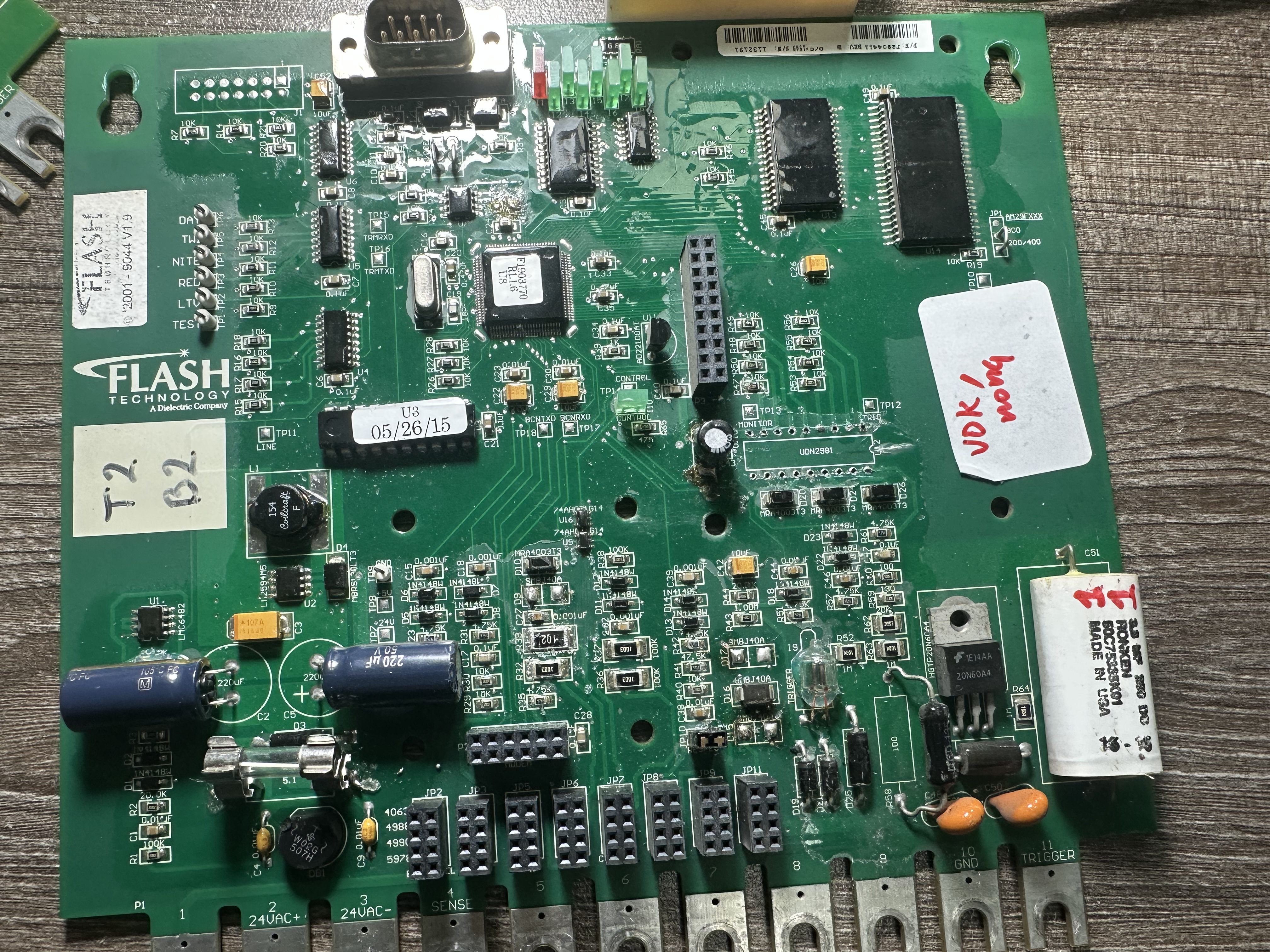 Sửa chữa board điều khiển lò nung